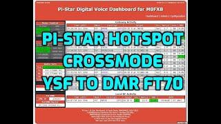 PI-STAR HOTSPOT CROSSMODE YSF TO DMR -YAESU FT70