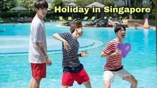 BTS Play water game in singapore  // Hindi dubbing