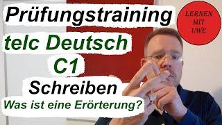 telc Deutsch C1 – Prüfung / 09 / Schreiben 02 – Aufgabenstellung, Ablauf und Tipps