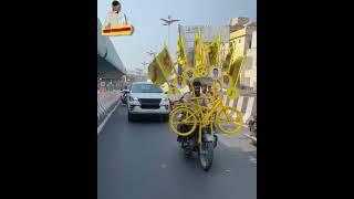 Telugu desam party fan's massive rally || Jai CBN ️ || Jai TDP ️ #cbn #tdp #lokesh #jaitdp