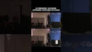 US President Joe Biden Gets 'Lost On Stage’ After Speech #shorts #viral