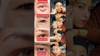 ️Antiaging glowingskinyoga reduce,forehead line, eye wrinkles,puffyeyes,droopy eyes try it#shorts