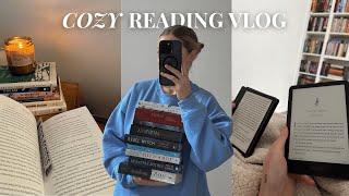 COZY READING VLOG   book haul, first 5 star read of the year & lots of yapping