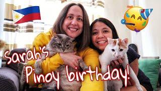 FILIPINO STYLE BIRTHDAY FOR BRITISH PARTNER | PINOY FOODS | SarahNRica