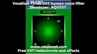 Vocalizer - Free VST human voice filter - vstplanet.com