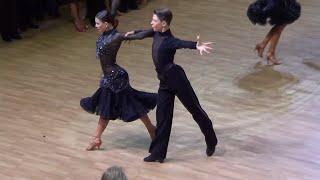 2015 Kyiv Open Junior 1 Latin QF Hit 1 Cha-cha | Киев Опен Юниоры 1 Латина  Бонковский Цыбульская