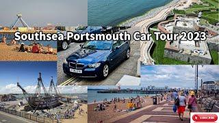 Southsea Portsmouth Car Tour 2023 | Copyright Free Background Video