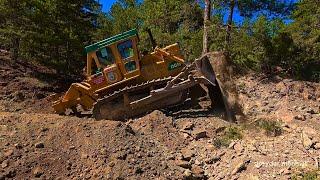 Professional Work from the Legendary Caterpillar D7g Bulldozer Operator #caterpillar #bulldozer