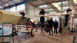 1912 Blackburn Monoplane wings refit - the world's oldest airworthy British aircraft