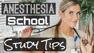 How to succeed in CRNA school | Study tips for the SRNA