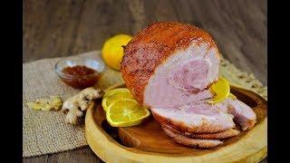 Orange Ginger glazed Ham