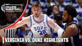 Virginia Cavaliers vs. Duke Blue Devils | Full Game Highlights | ESPN College Basketball