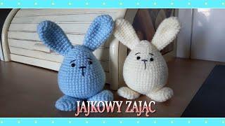 Jajkowy zając - amigurumi