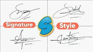 'S' name Signature | S Signature Style | #signature #signaturestyle