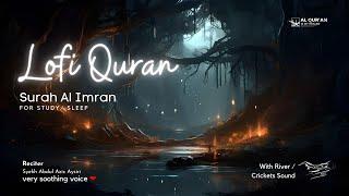 Quran Is My Healer | Quran For Sleep/ Study Sessions - Relaxing Quran- {With River / Crickets Sound}