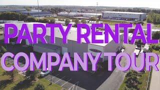 Party Rental Company Tour - Event Essentials