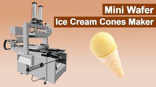 Wafer Ice Cream Cones Maker|Small Wafer Cone Cup Making Machine|Mini Snack Food Ice Cream Cone Maker