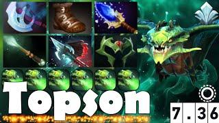 Topson Viper Dota 2 7.36c Pro Gameplay - NoobSupport13