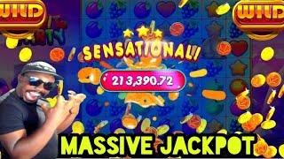 "Massive Fruit Party Slot Jackpot Win! Watch the Exciting Moment Unfold Live Online!"