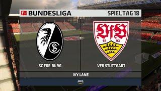 Sport-Club Freiburg : VfB Stuttgart 18. Spieltag  FIFA 21 Bundesliga  Gameplay Deutsch