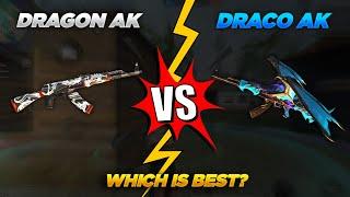 DRAGON AK VS BLUE FLAME DRACO AK|FULL COMPARISON AND TRICKS|TAMIL|ASH&AK