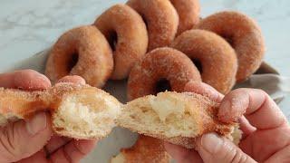 Tanpa Telur! Tanpa Susu! Donat Buatan Rumah yang Sangat Lembut dan Empuk! Sangat Mudah! Resep mudah untuk Vegan