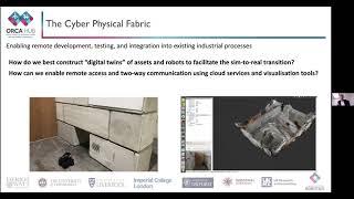 Cyber Physical Fabric (Digital Twin) | Dr Adam Stokes 8.07.21