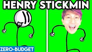 HENRY STICKMIN WITH ZERO BUDGET! (Henry Stickmin LankyBox PARODY)