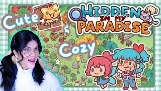 This COZY game is a HIDDEN GEM let's take a FIRST LOOK at Hidden in My Paradise!!