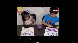 #FathersDayGiftCard, #rsskitchenandcrafts, #kidsfun, #teluguvlogsfromusa, #YoutubeShortsFromUSA,