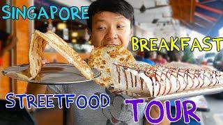 MIND BLOWING Singapore BREAKFAST Street Food Tour!