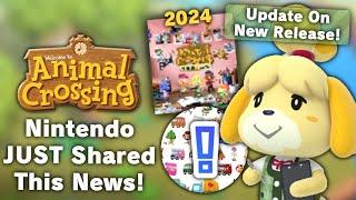 Nintendo Just Shared Update On New Animal Crossing Game!