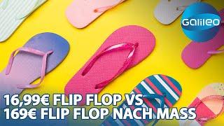 325.000 Flip Flops pro Tag vs Flip Flop Maßanfertigung! Wie unterscheiden sich die Sommersandalen?