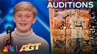 Reid Wilson Receives The GOLDEN BUZZER For "You Don't Own Me" | Auditions | AGT 2024