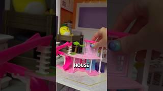 Mini Barbie Land doll house unboxing  #shorts #barbie