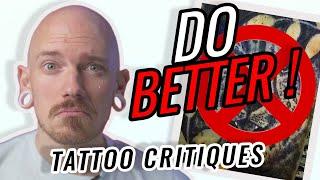 DO BETTER! | Tattoo Critiques | Artist Submissions