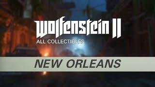 Wolfenstein 2 - New Orleans - All Collectibles (Gold, Starcards, Concepts, Toys, Records, Readables)