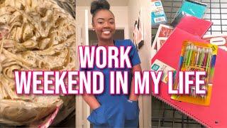 Prenursing student vlog | Scrub Shopping, Prepping for Nursing School, Work