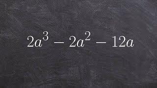 Factoring a polynomial completely