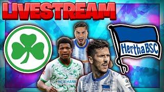  BUNDESLIGA LIVE | Greuther Fürth gegen Hertha BSC | Fürth Hertha Berlin Livestream | Watchalong