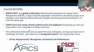 All about the APICS - Certified Supply Chain Professional (CSCP) Exam Preparation Course