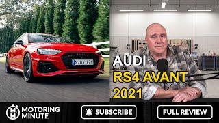 FullAudi RS4 Avant 2.9L V6 Quattro 2021 - Motoring Minute