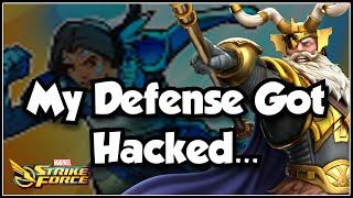 I Let Chat Set My Defense, It Didn't Go Well.... | Warning Consistent Rage | Marvel Strike Force