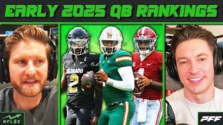 Early QB Rankings for 2025 NFL Draft | NFL Stock Exchange