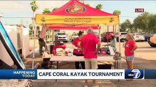 Second annual Cape Coral Kayak Event supporting the Marine Corps League