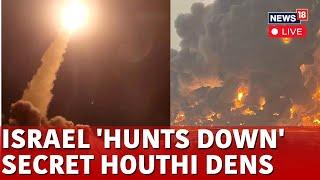 Israel Houthi War LIVE Updates | 50 Missiles And Bombs Dropped Down At Houthis By Israel | N18G