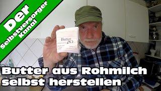 Butter aus Rohmilch selbst herstellen