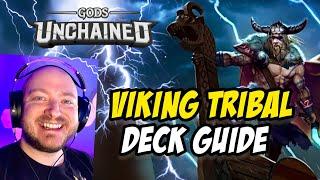 Gods Unchained - Viking Tribal War Deck Guide & Gameplay | BEAT those pesky Magic decks!