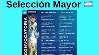 Convocados de Argentina  para esta doble fecha FIFA de Eliminatorias