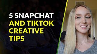 Savannah Sanchez's Quick-Fire Snapchat & TikTok Creative Tips